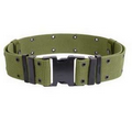 Medium New Issue Marine Corps Style Quick Release Pistol Belt (Olive Drab Green)